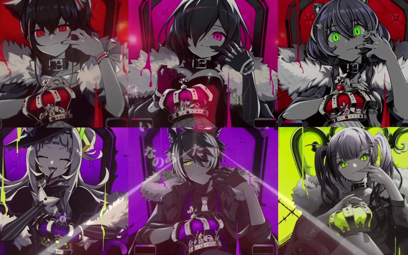 holo七人合唱《king》【kanaria】_哔哩哔哩 (゜-゜)つロ 干杯~-bili