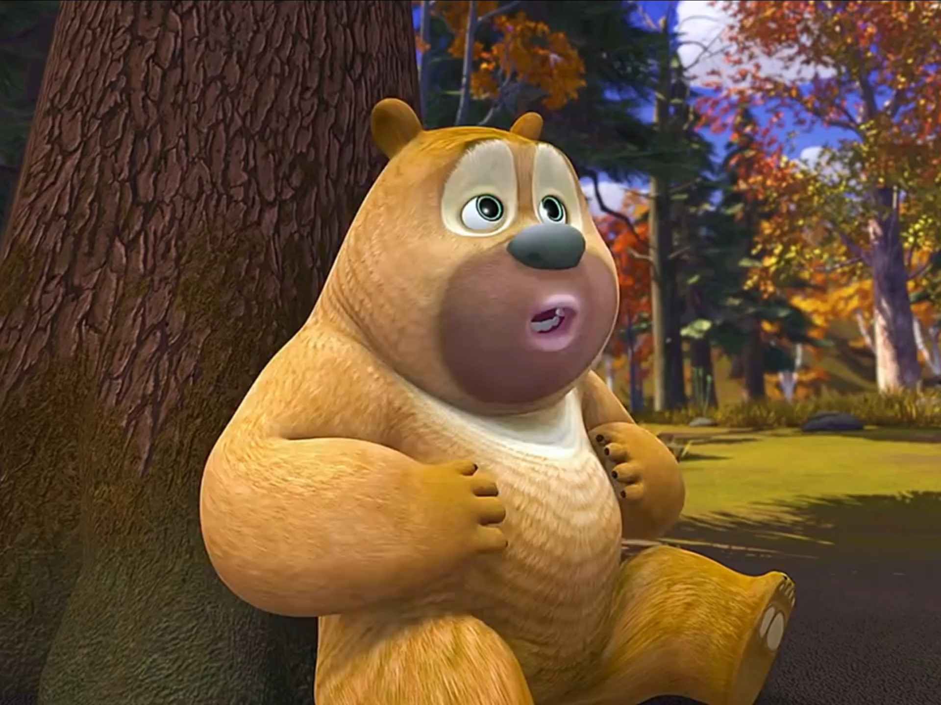 熊二:你看我可爱吗?