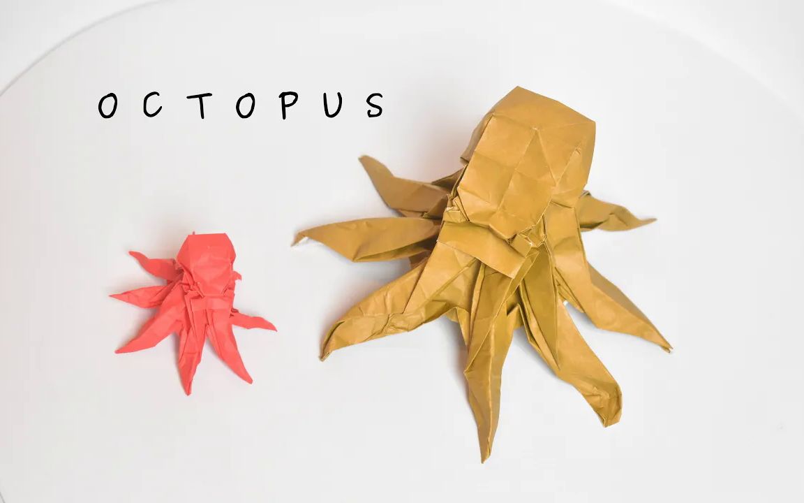 【keizo origami】神谷哲史章鱼折纸教程 octopus pieuvre タコ