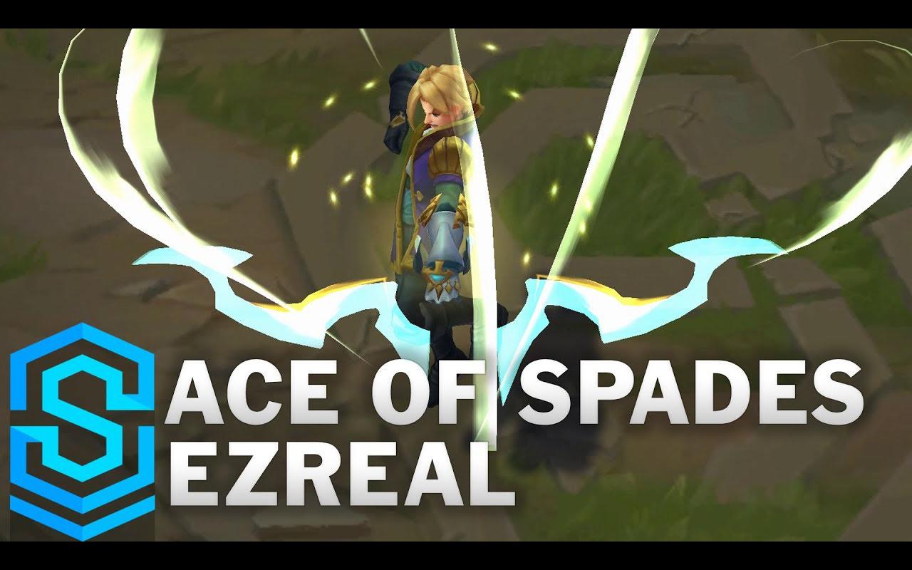 「皮肤档案室」伊泽瑞尔·探险家 —— 黑桃皇牌2018 - 英雄联盟