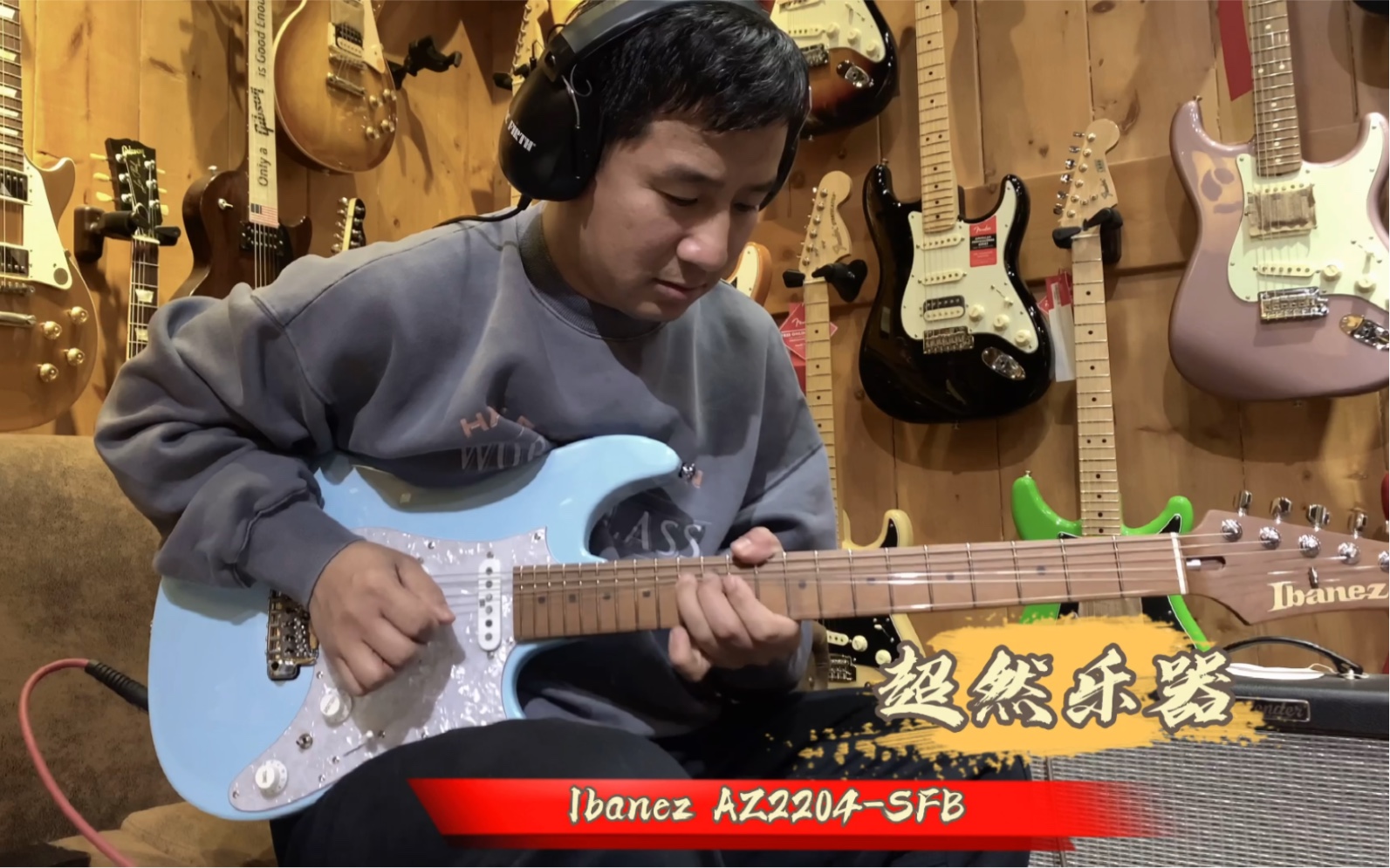 [图]日产依班娜Ibanez AZ2204-SFB Pink Floyd Another Brick in The wall Pt.2