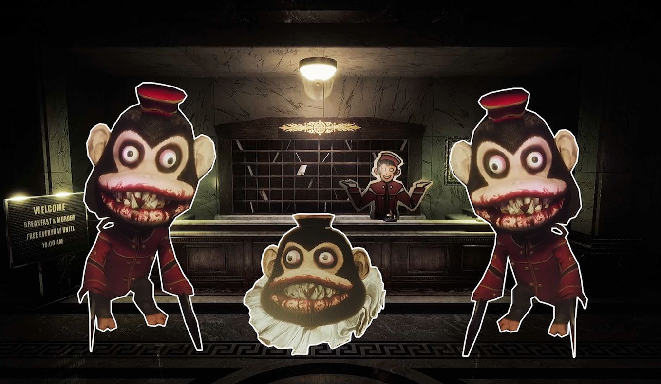 我在旅馆里遇到一群猴子,他们要吃了我!《黑暗欺骗》