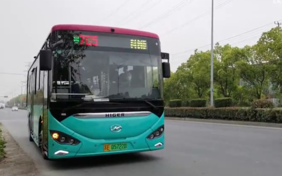 【走行音@1】苏州吴江公交765路 海格klq6856gaevn3走行音