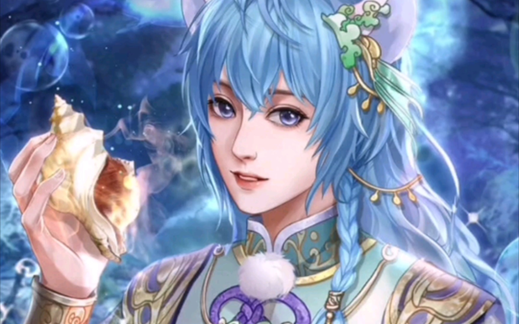 遇见尊上-灵澈生日卡《天籁龙音》,几天没上游戏都不知道有卡拿