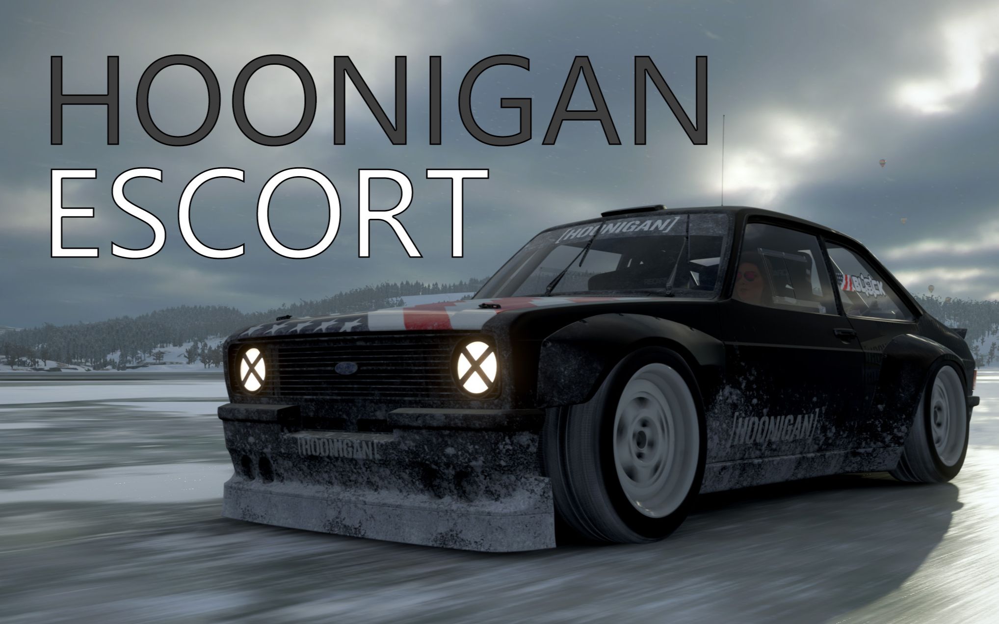 【地平线4】1978 hoonigan ford escort rs1800外观及拉力赛演示