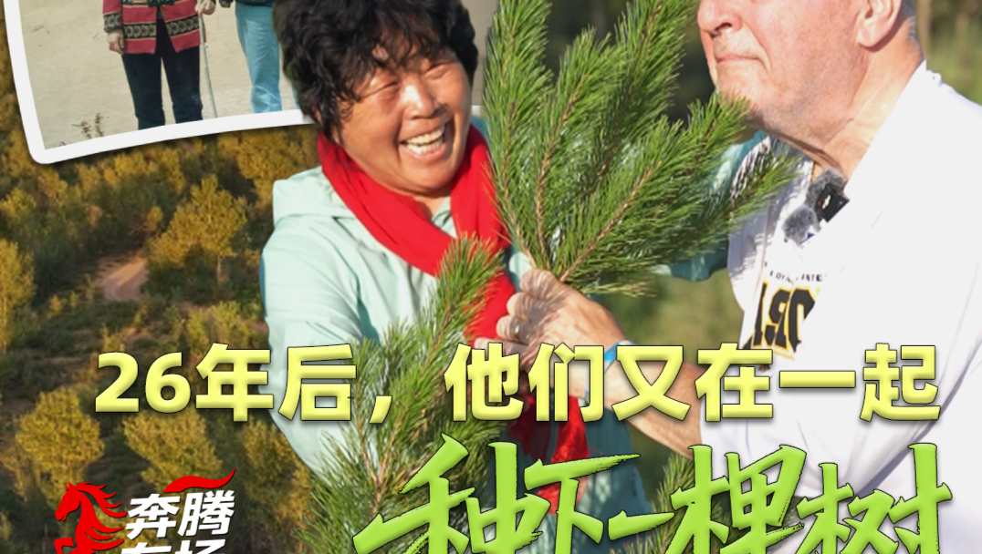 奔腾在场｜26年后，他们又在一起种下一棵树 #时隔26年殷玉珍与赛考斯重逢了#和殷玉珍赛考斯共种友谊林#当事人会客厅