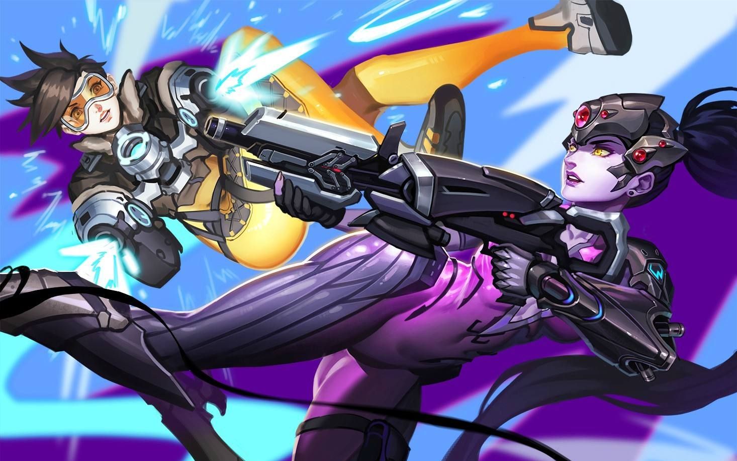 登峰造极境中-黑百合的绽放!ow高燃集锦第八期【龙体】