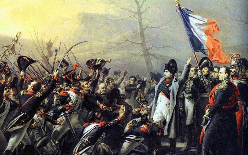 拿破仑从厄尔巴岛逃回法国了,是时候重新对付他了