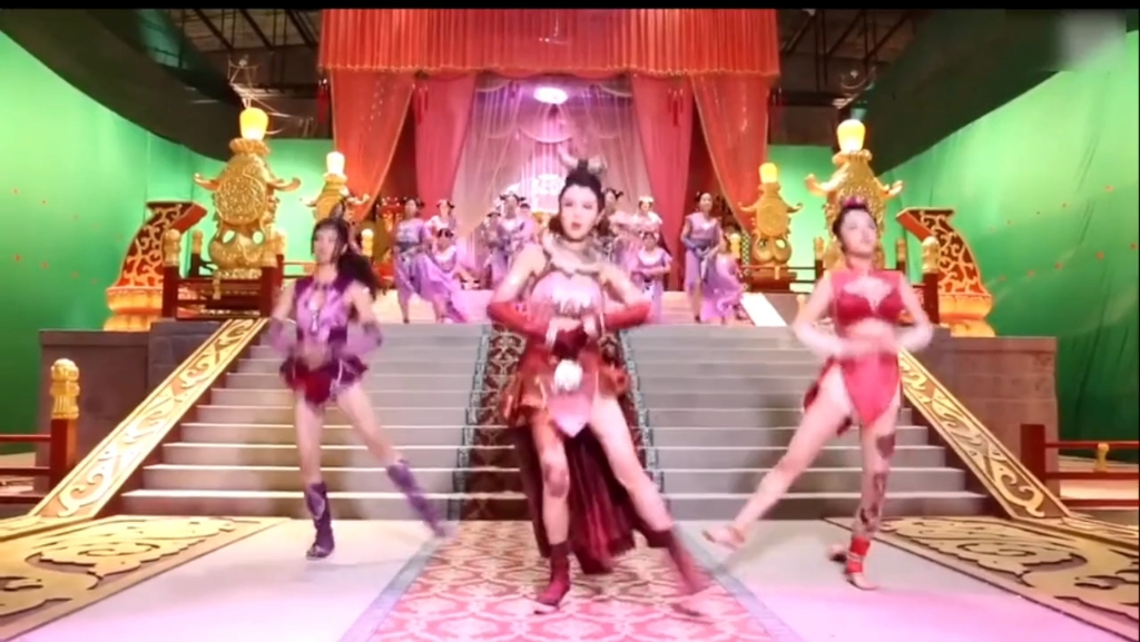 16年拍摄真人版画江湖之不良人幕后花季九天圣姬舞蹈