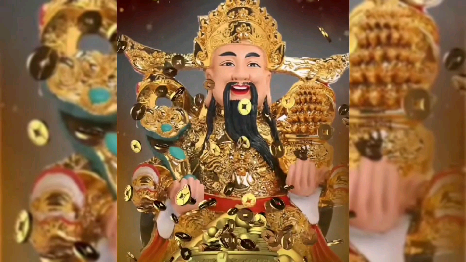 年初二财神到,一首《财神咒》祝大家牛年财源广进,发大财_哔哩哔哩