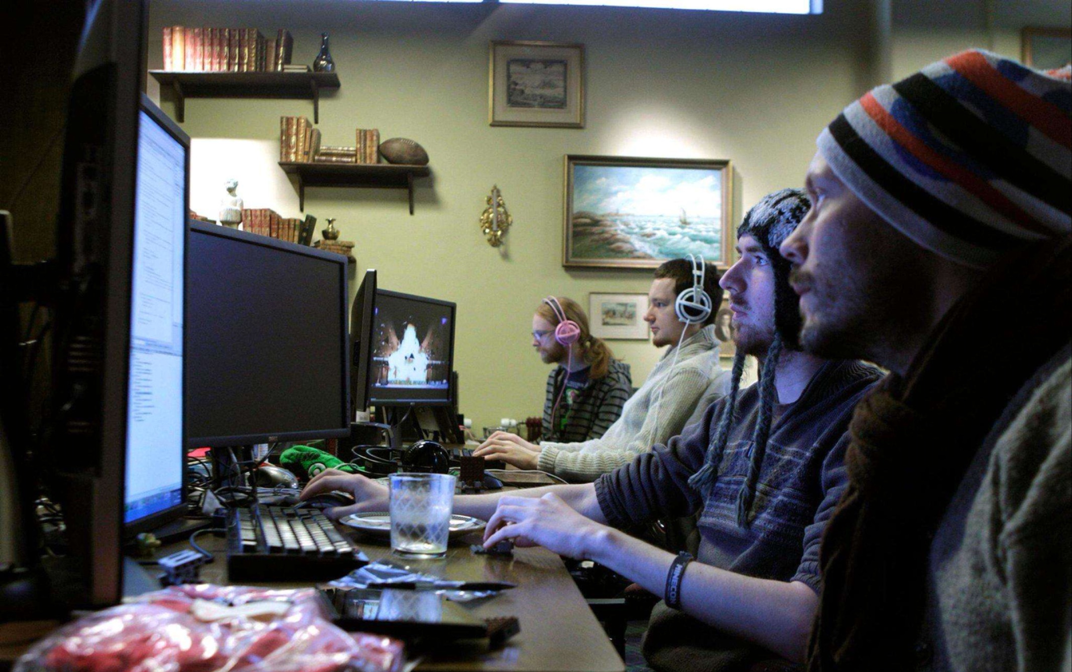 某up主竟然参观了mojang工作室minecraft