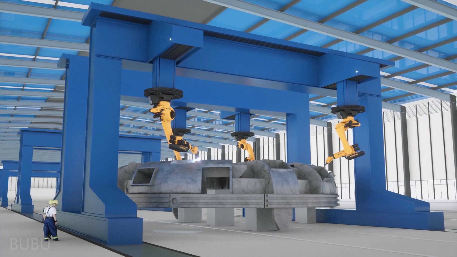 盾构机机器人焊接_哔哩哔哩 (゜-゜)つロ 干杯~-bilibili