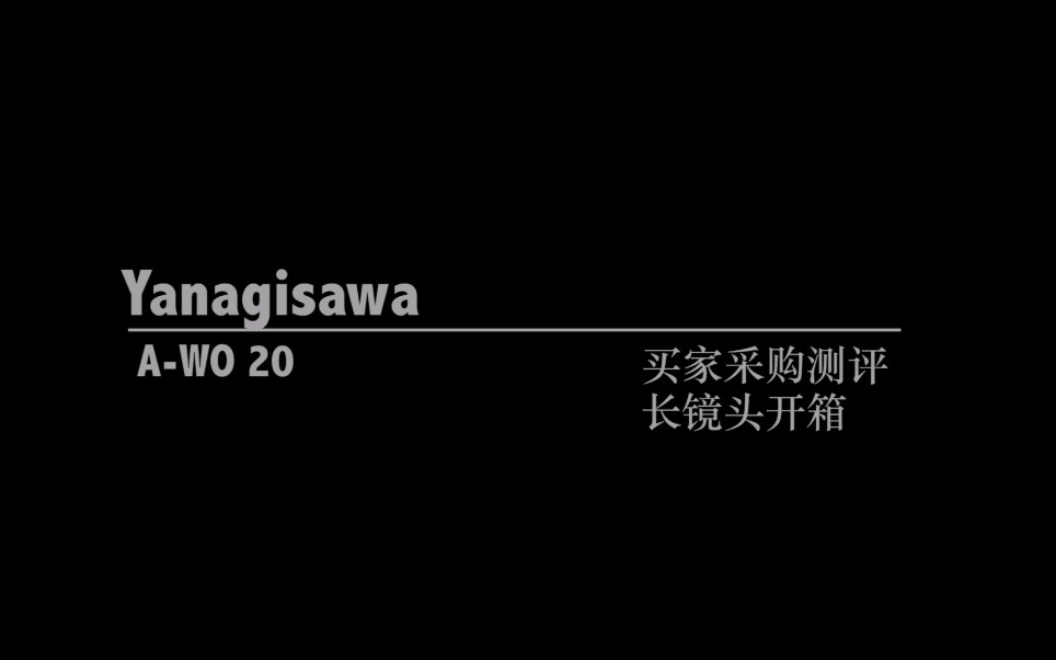 柳泽Yanagisawa AWO20 长镜头开箱&试音哔哩哔哩bilibili