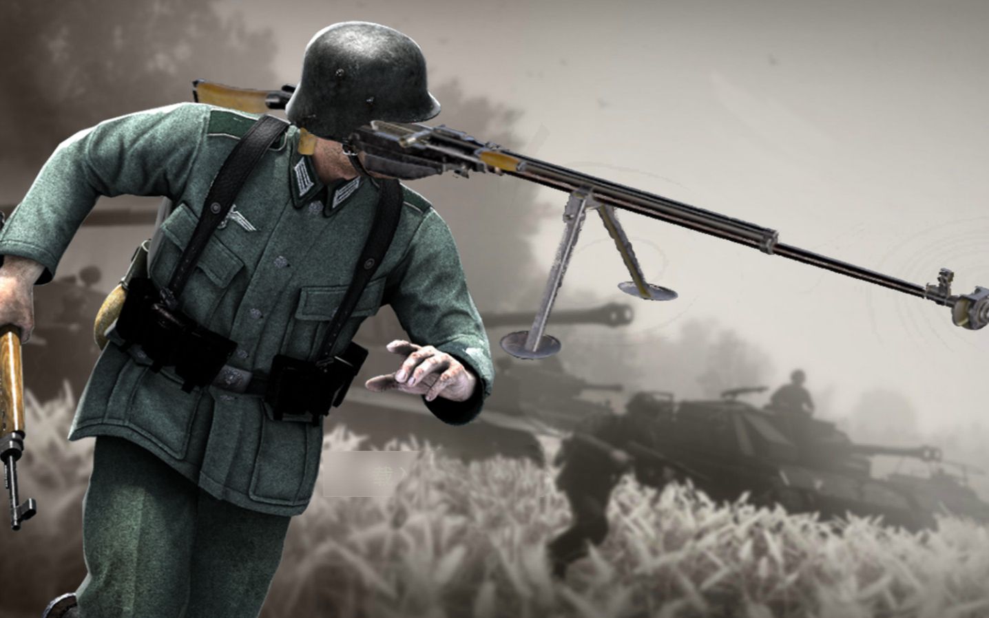 【heroes & generals】怼天怼地人形炮台ptrs