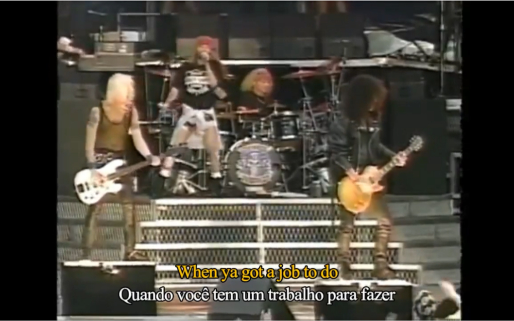 [图]Live and let die - Guns N' Roses (Legendado PT/ING)