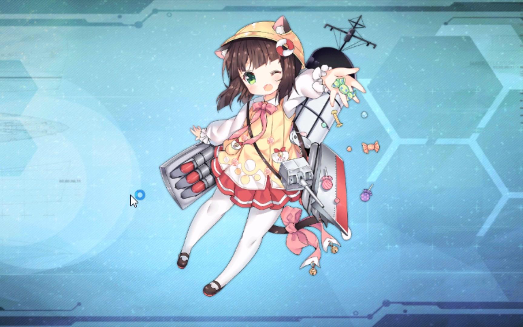 【碧蓝航线】睦月改造过程及技能立绘展示_哔哩哔哩 (゜-゜)つロ 干杯