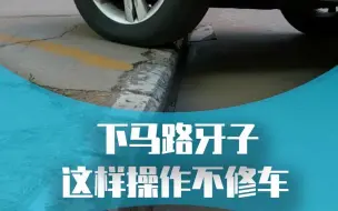 Tải video: 新手司机下马路牙子，正确怎么操作？