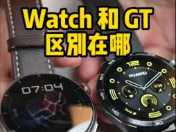 Download Video: 一个视频讲清楚gt和watch系列的区别