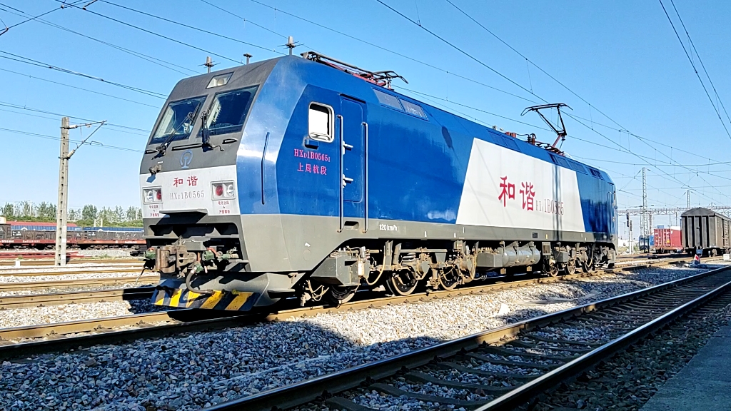 和谐电1b大脸照(蔡卫阳拍摄)