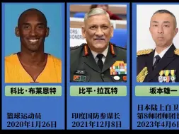 近几年坠机身亡的人物