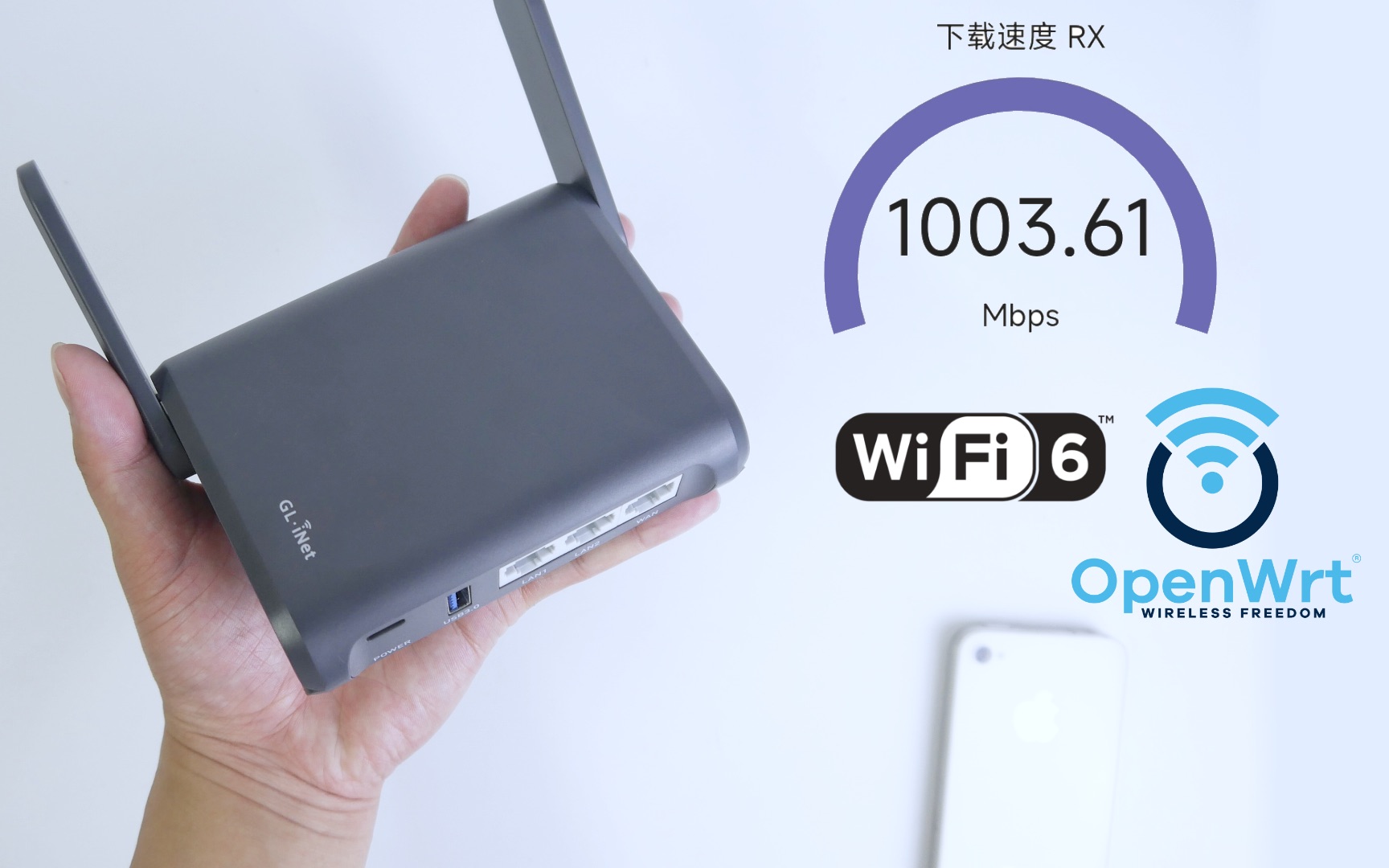 巴掌大的 WiFi6 路由器,openwrt 系统随意编译哔哩哔哩bilibili