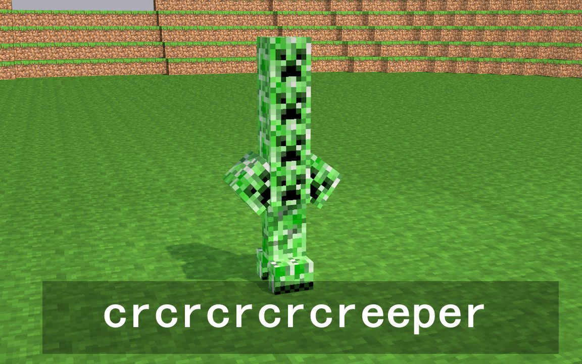 [图][缝合怪]creeper？太生草了哈哈哈（一）