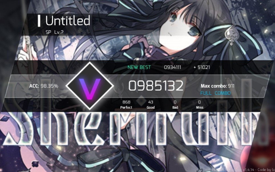 phigros自制谱黑魔王sheriruthfullcombo