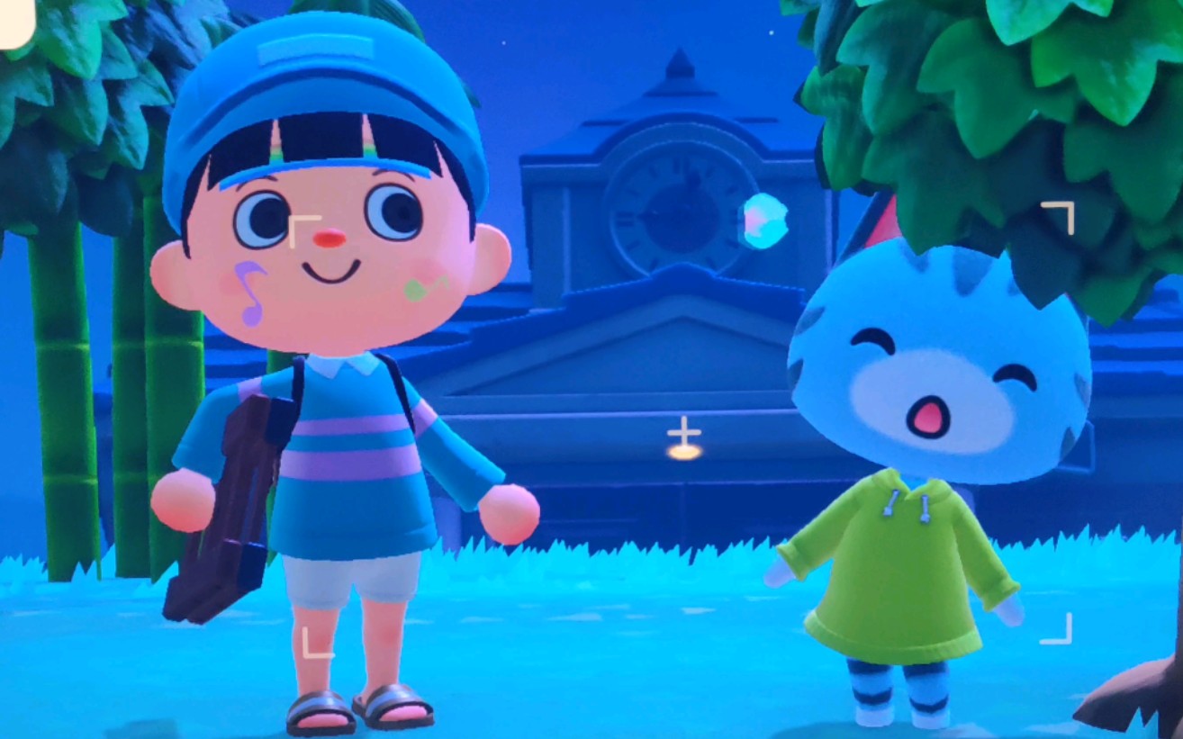 动森小动物柠檬娜夜间演唱kk.老师