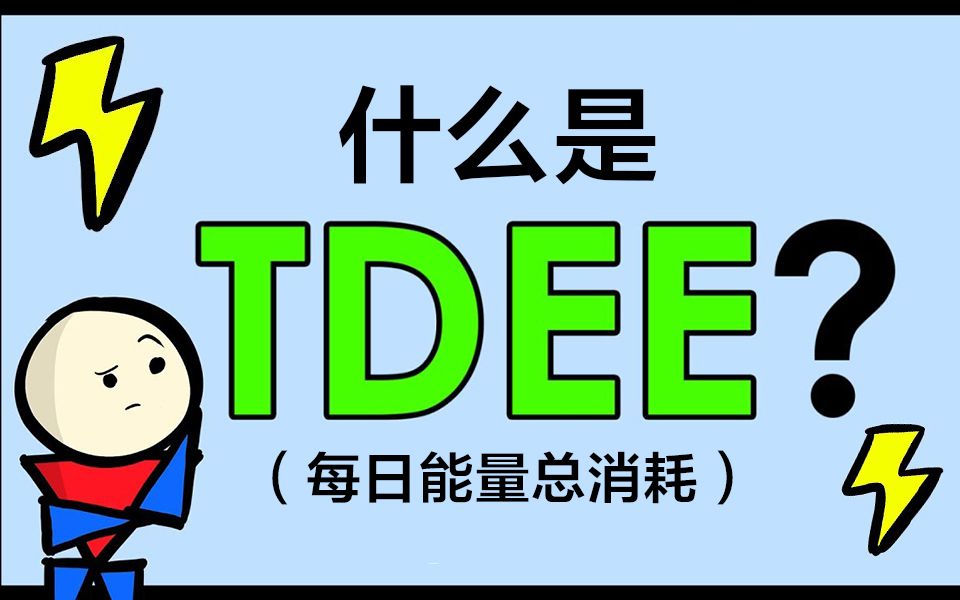 【健身科普】双语字幕丨减脂期必看:什么是TDEE?(每日能量总消耗)哔哩哔哩bilibili