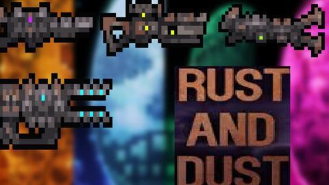 Terraria: Calamity Mod - ALL BOSSES (Rust and Dust Update) 