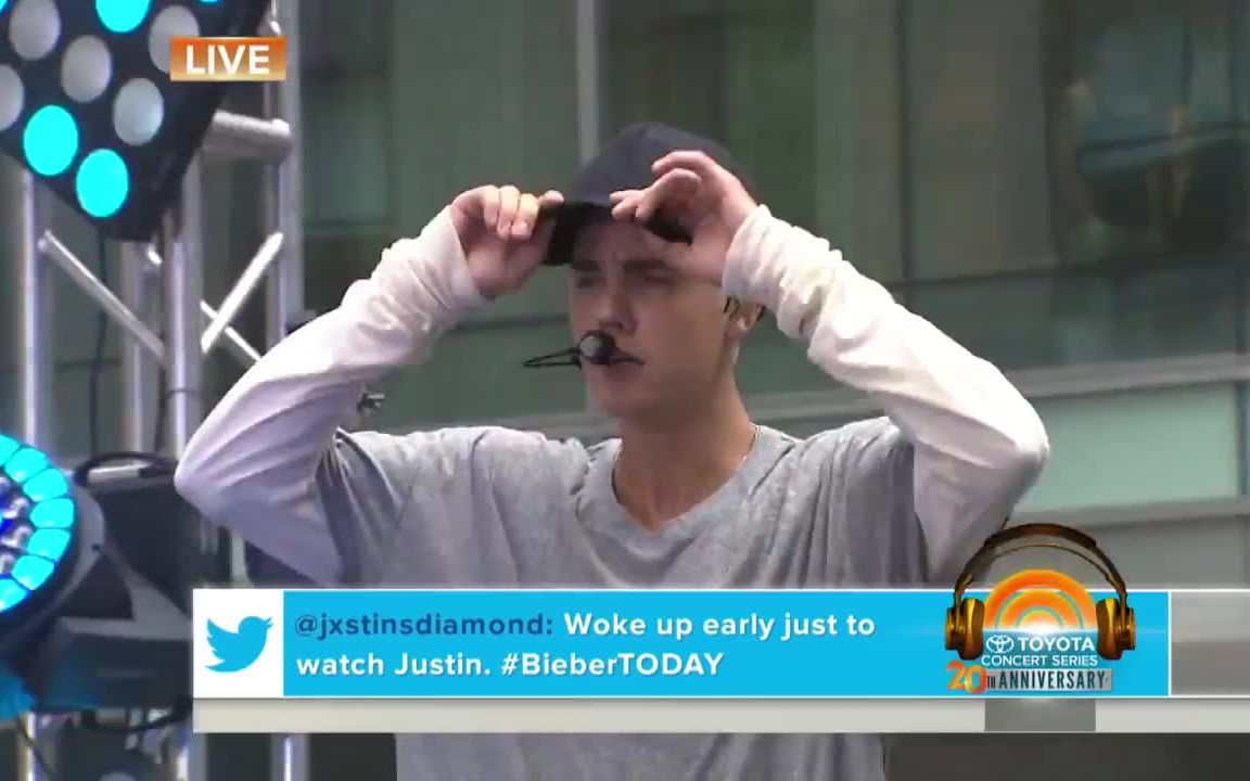 [图]【Justin Bieber】Where Are You Now - Live on Today Show