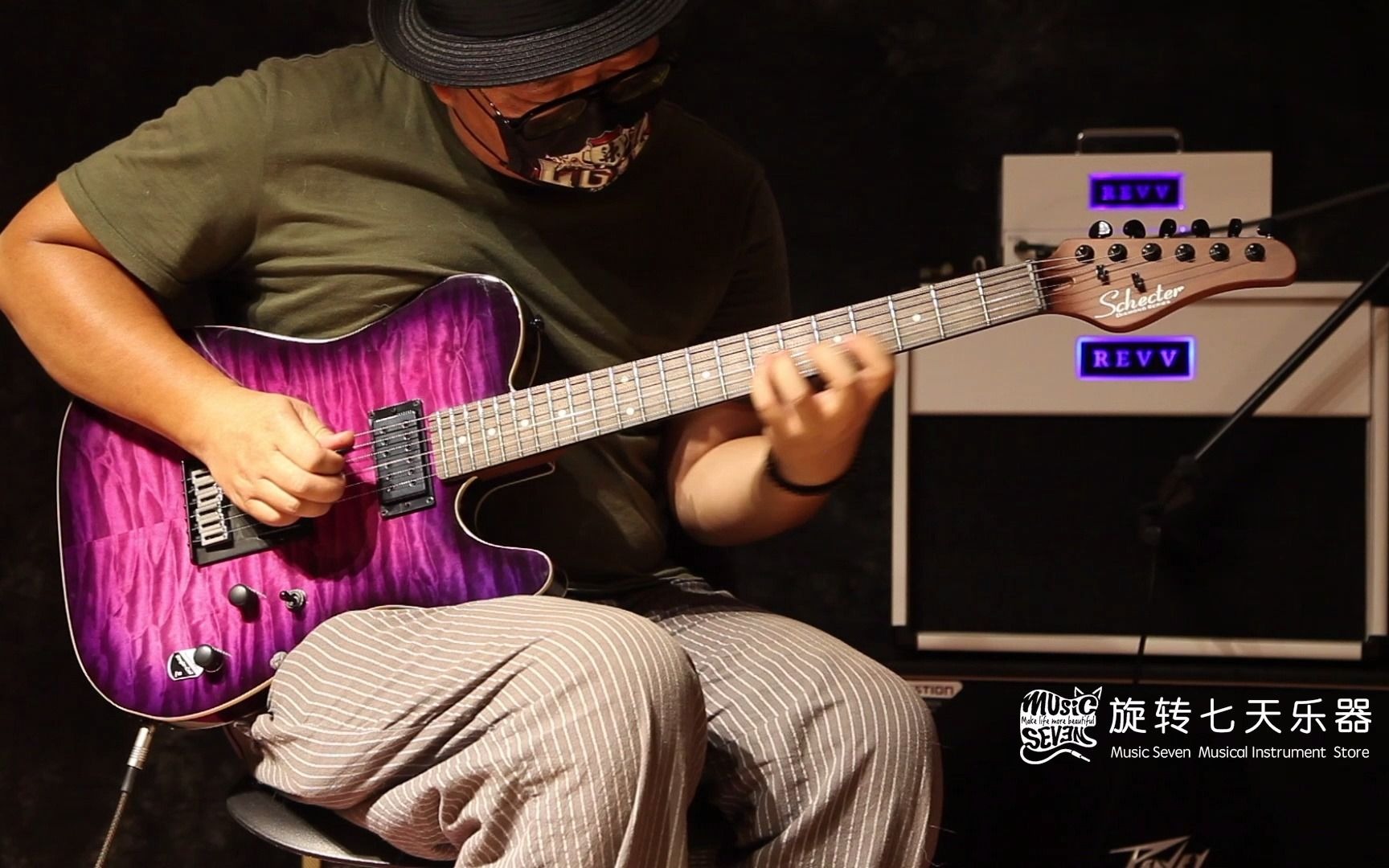 Schecter PT Pro Trans Purple Burst 印尼产 电吉他哔哩哔哩bilibili