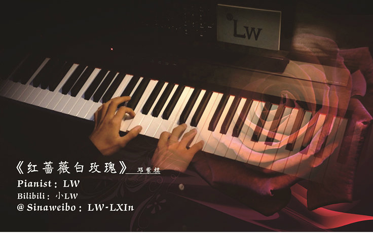 【lw钢琴】今天给大家带来邓紫棋盖世英雄《红蔷薇白玫瑰》这首曲子
