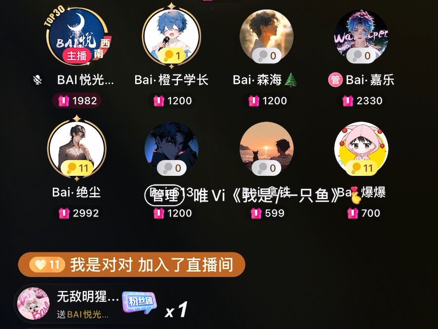 bai悦光 bai·唯vi 我是一只鱼