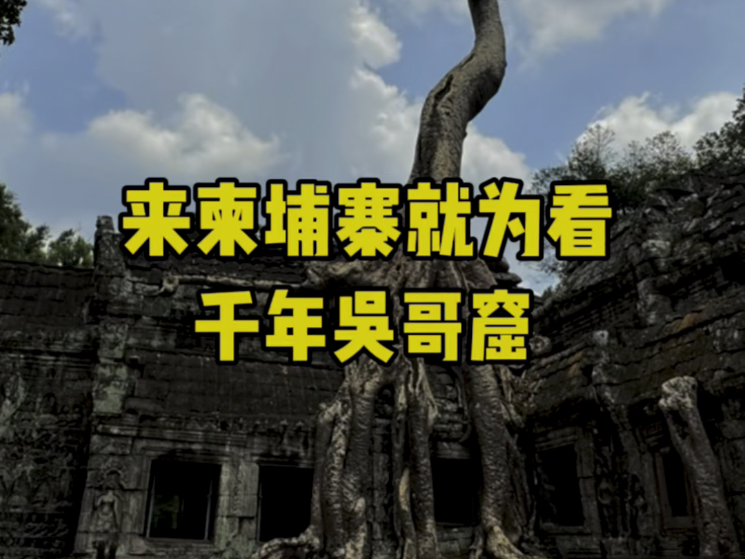 千里迢迢来到柬埔寨就为看千年残垣断壁柬埔寨国宝,500多块的门票你会看吗?哔哩哔哩bilibili