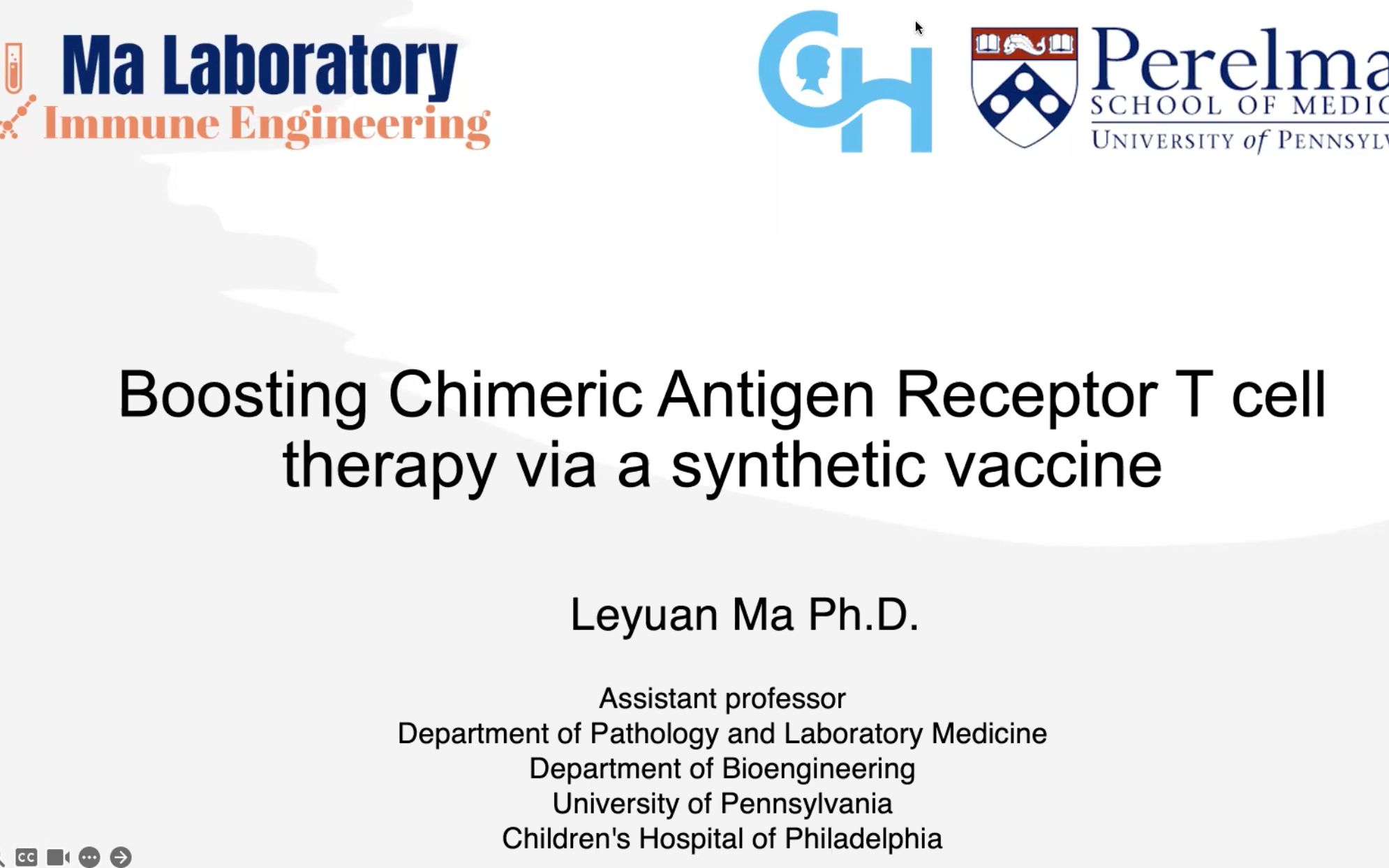 Boosting Chimeric Antigen Receptor T cell therapy via a synthetic vaccine哔哩哔哩bilibili