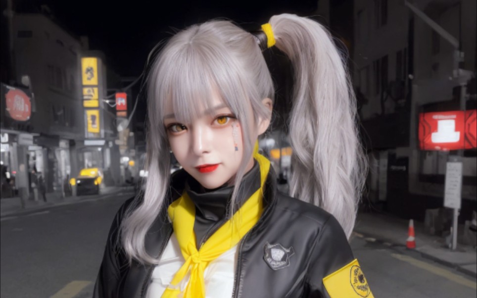 【ai绘画】赛博cos 少女前线ump45