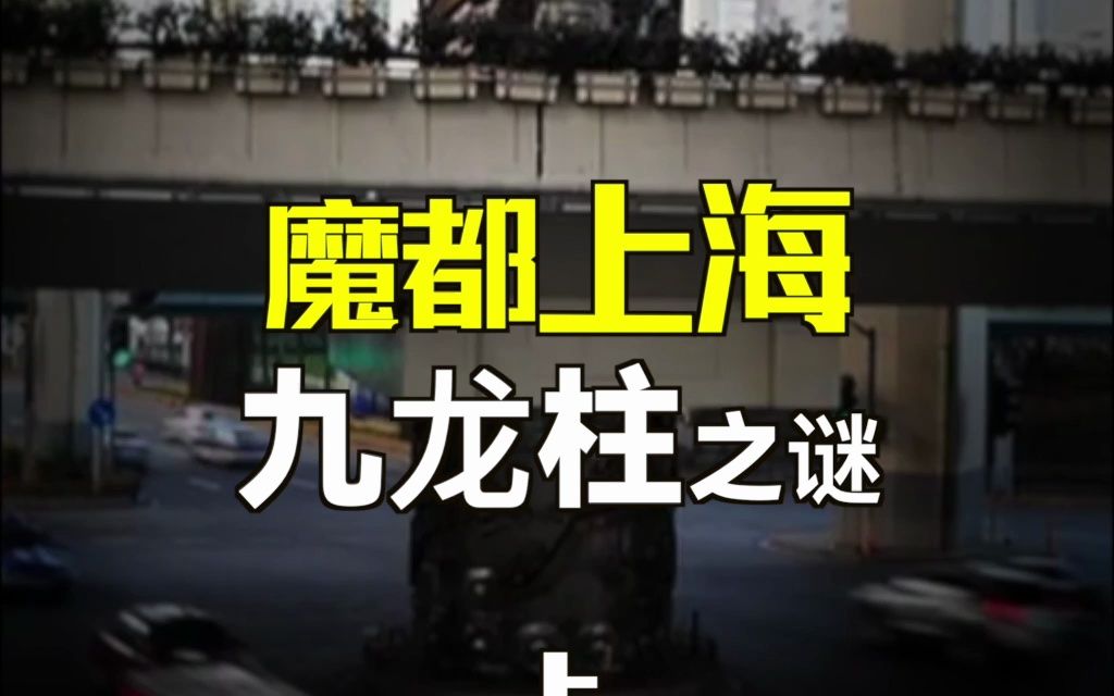 魔都上海的九龙柱之谜(上)哔哩哔哩bilibili