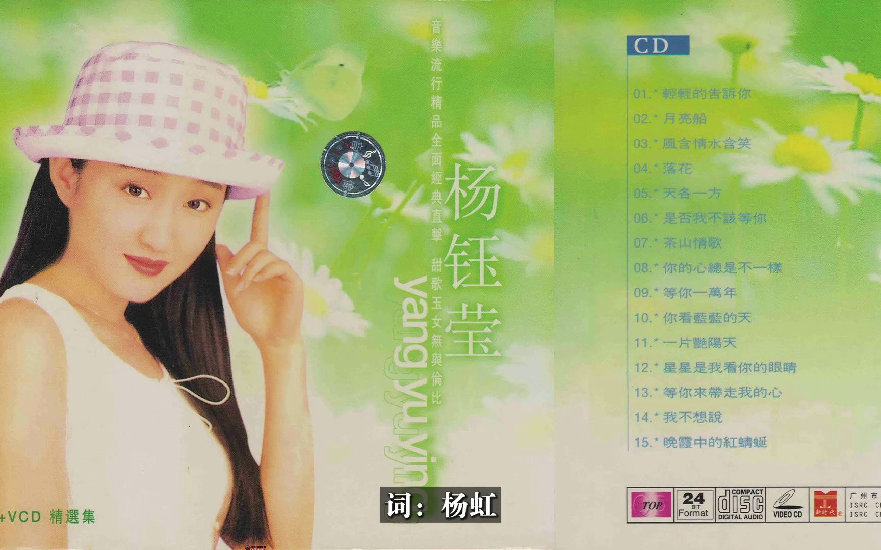 [无损]“甜歌皇后” 杨钰莹.1999《杨钰莹ⷧ𒾩€‰集》[WAV分轨]哔哩哔哩bilibili