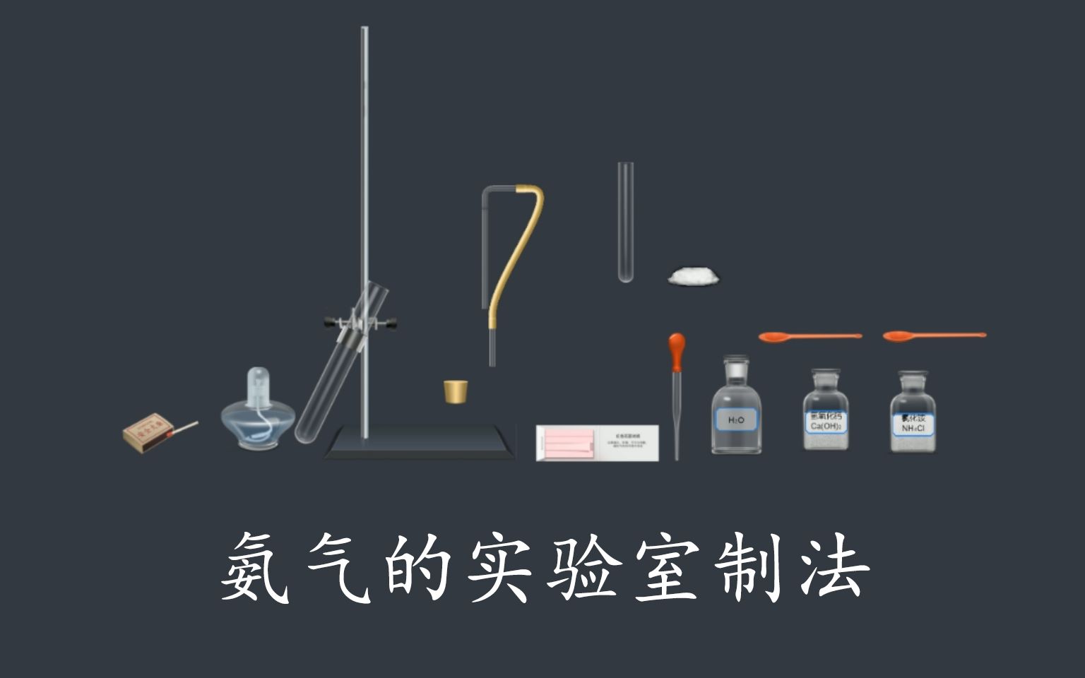【互动视频】氨气的实验室制法化学实验操作