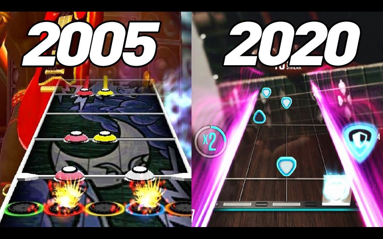 [图]【进化史】吉他英雄系列进化史 Guitar Hero Games 2005 - 2020