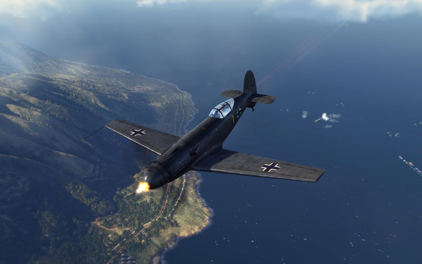 [战机世界]金币战机系列德系篇:v级轻战me209 v4_哔哩哔哩 (゜-゜)つ