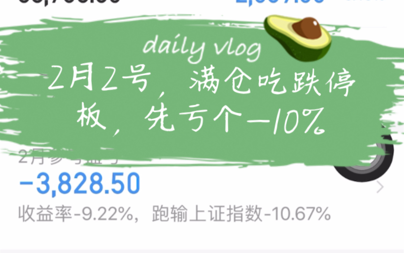 我服,2月2号,持仓收益率10%,哔哩哔哩bilibili