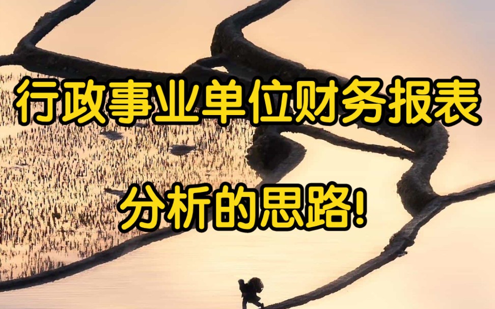 再来捋一捋,政府会计制度下,行政事业单位财务报表分析的思路!哔哩哔哩bilibili