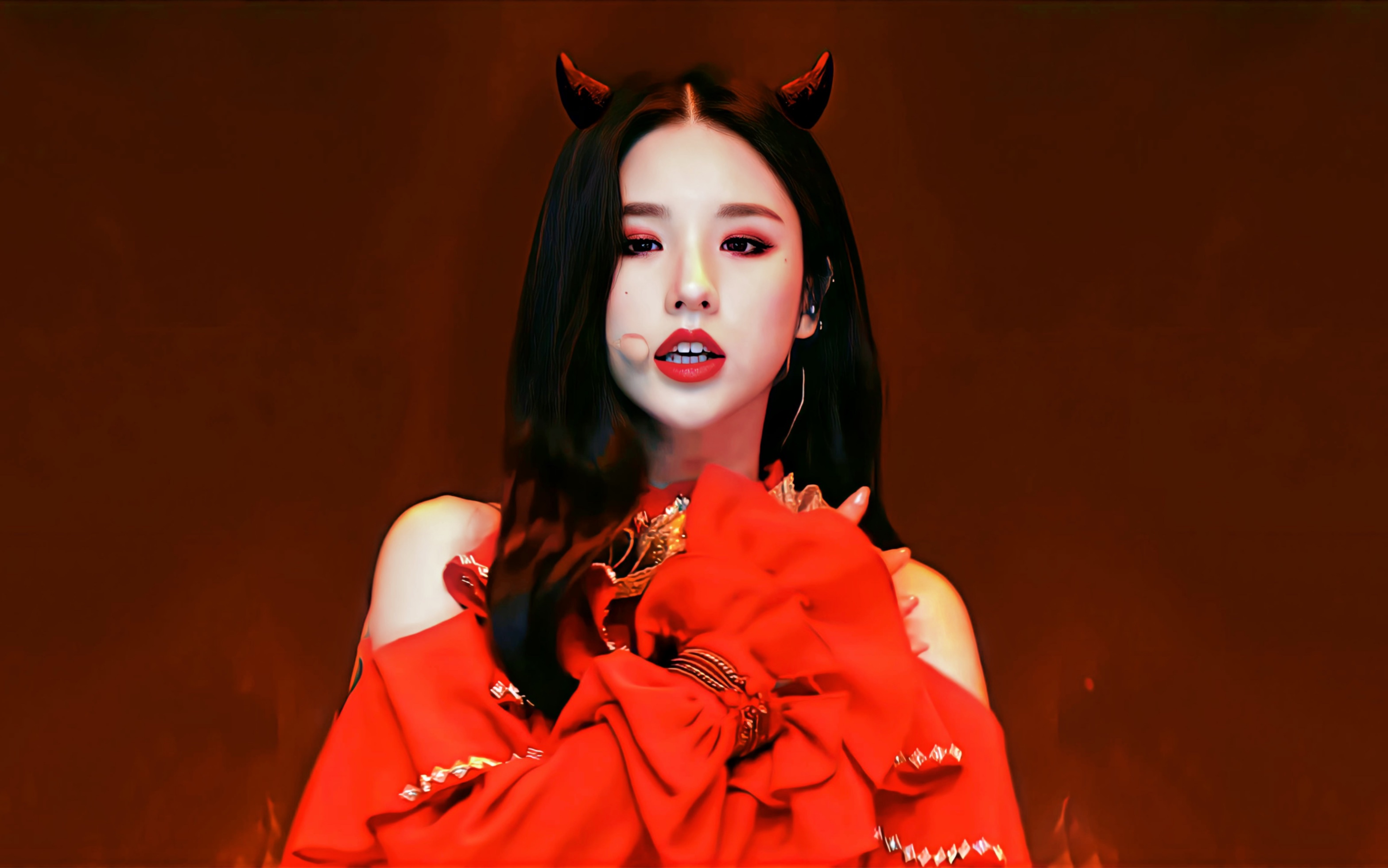 【heejin-田姬振】红衣吸血鬼的感觉也是完美驾驭!赞!