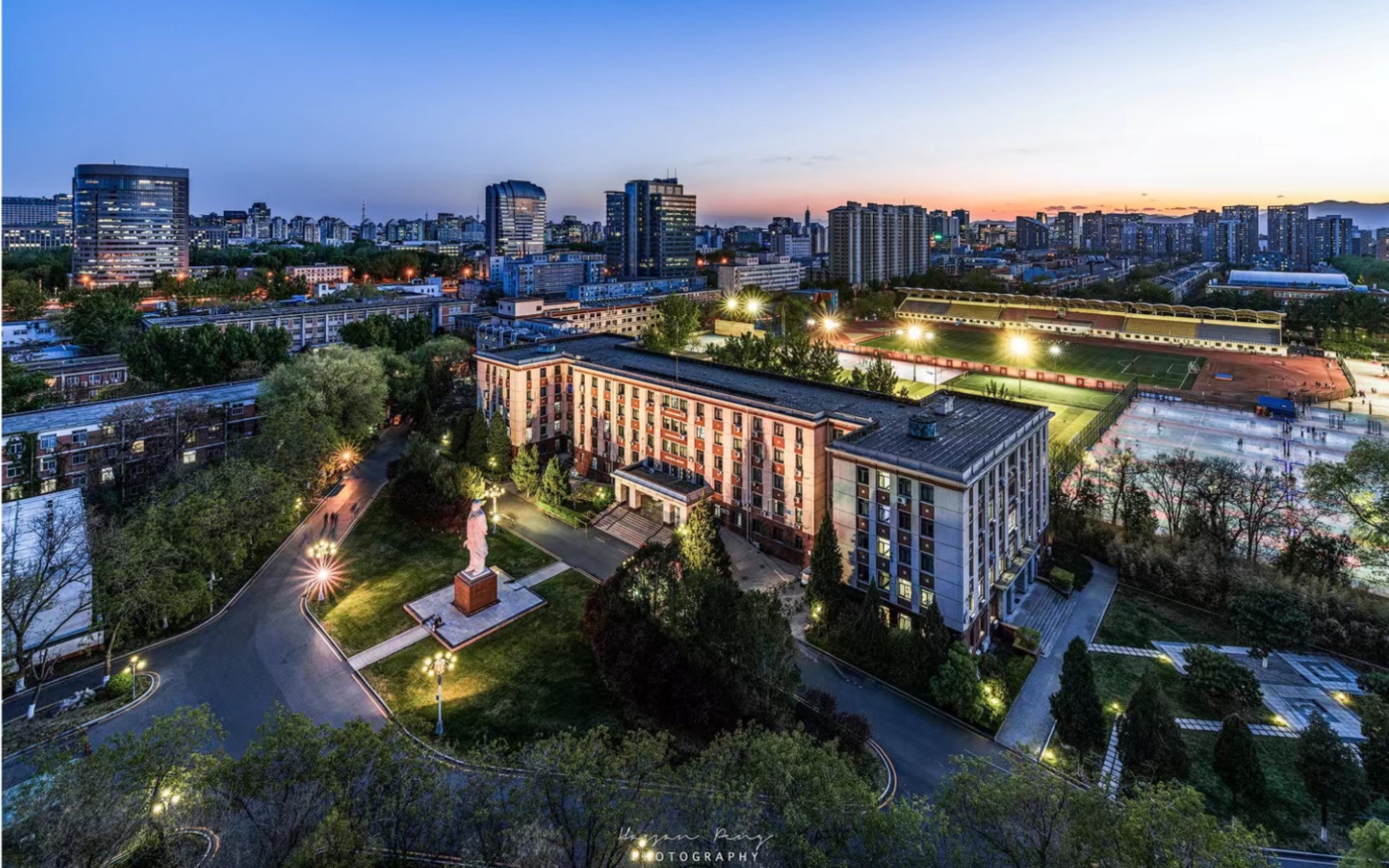 [图]中国地质大学（北京）首部校园风光延时摄影