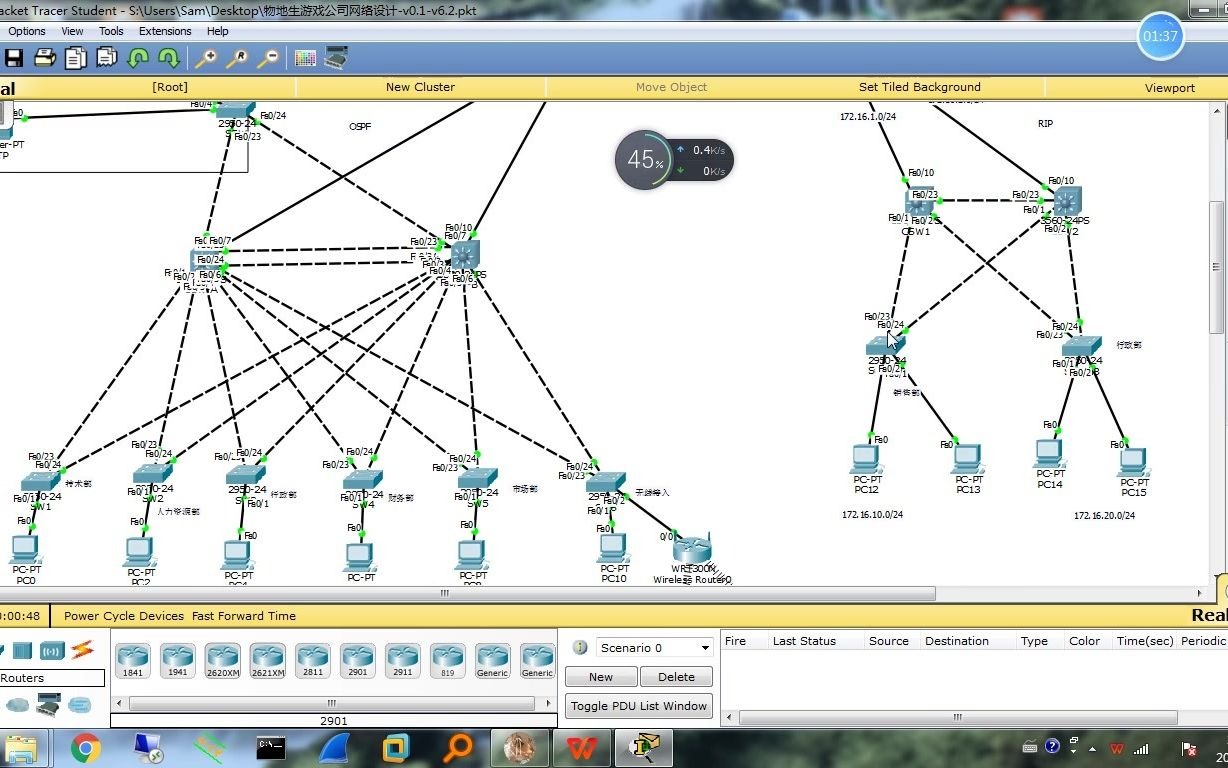 【基于cisco packet tracert】XX公司企业网实战哔哩哔哩bilibili