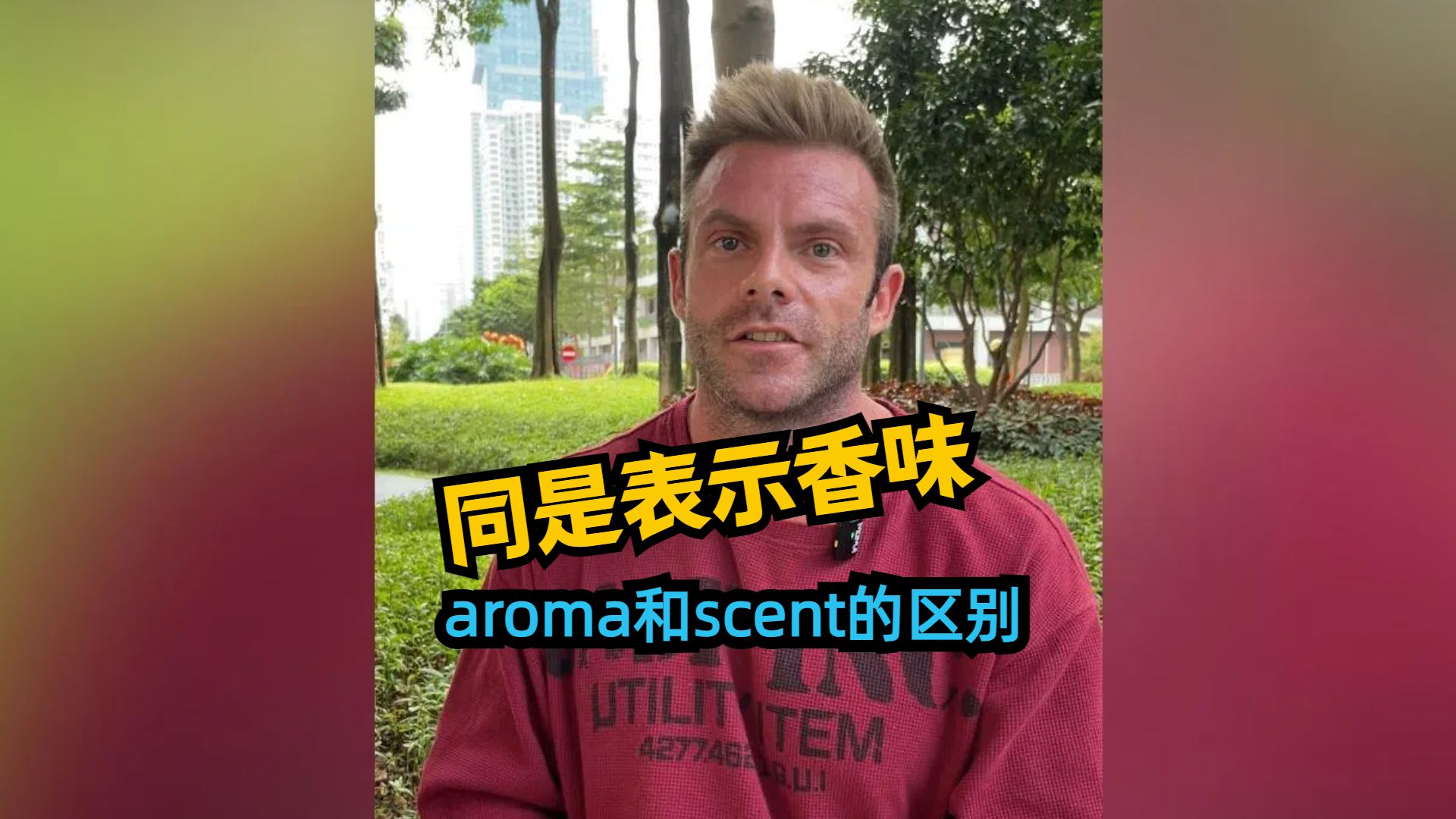 我:smell 老外:aroma,scent,odor...哔哩哔哩bilibili