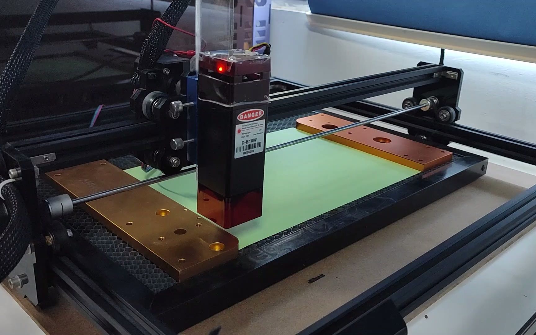 4540激光雕刻机半导体激光剪纸艺术信封激光切割diy