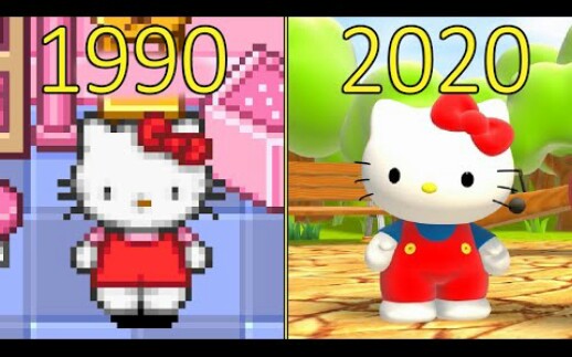 [图][游戏进化史]Hello Kitty/凯蒂猫 1990-2020